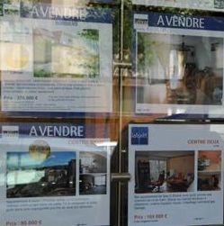Chute des credits immobiliers en France