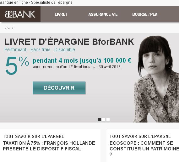Bforbank, banque en ligne