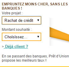 Rachat de Credits Pret d'Union