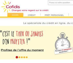 Tout savoir sur les credits Cofidis France