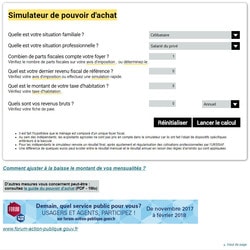 Le gouvernement français lance un simulateur du pouvoir d’achat